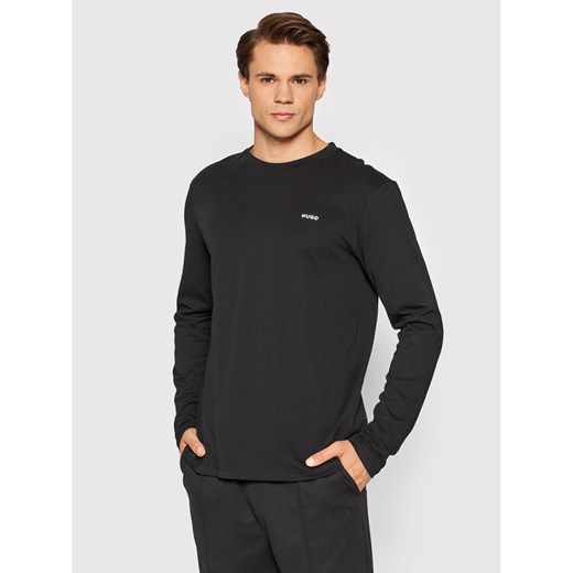 Hugo Longsleeve Derol222 50466159 Czarny Regular Fit ze sklepu MODIVO w kategorii T-shirty męskie - zdjęcie 182612612