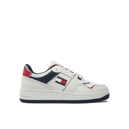Tommy Hilfiger Sneakersy Retro Basket EM0EM01463 Biały ze sklepu MODIVO w kategorii Buty sportowe męskie - zdjęcie 182612624
