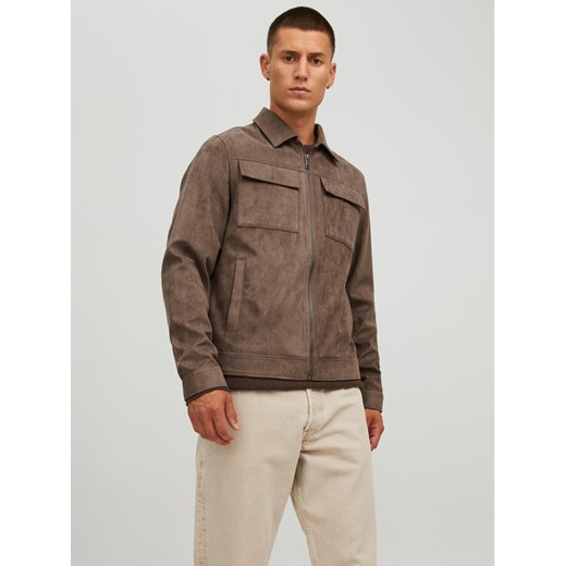 Jack&Jones Kurtka z imitacji skóry Payton 12213082 Brązowy Regular Fit ze sklepu MODIVO w kategorii Kurtki męskie - zdjęcie 182612650