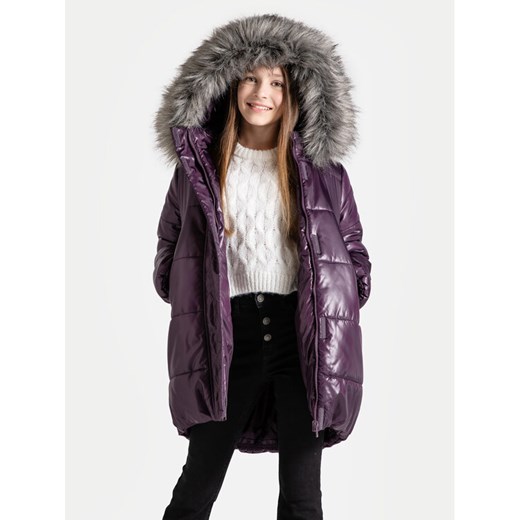 Coccodrillo Kurtka zimowa ZC4152114OGK Fioletowy Regular Fit ze sklepu MODIVO w kategorii Kurtki dziewczęce - zdjęcie 182612653