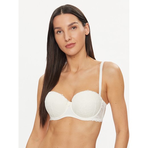Selmark Biustonosz push-up Penelope 31026B Biały ze sklepu MODIVO w kategorii Biustonosze - zdjęcie 182612762