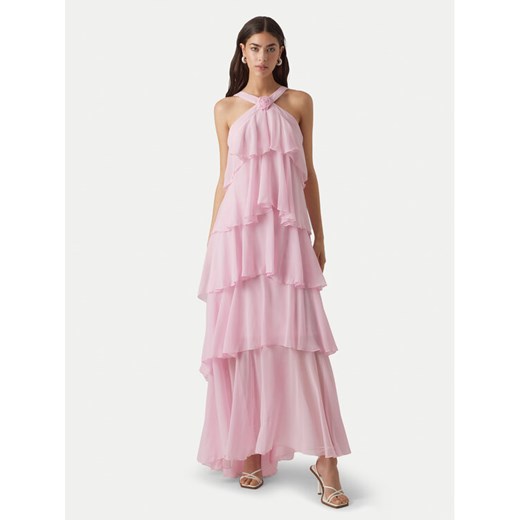 Vero Moda Sukienka wieczorowa Felicia 10295237 Różowy Tight Fit ze sklepu MODIVO w kategorii Sukienki - zdjęcie 182612812