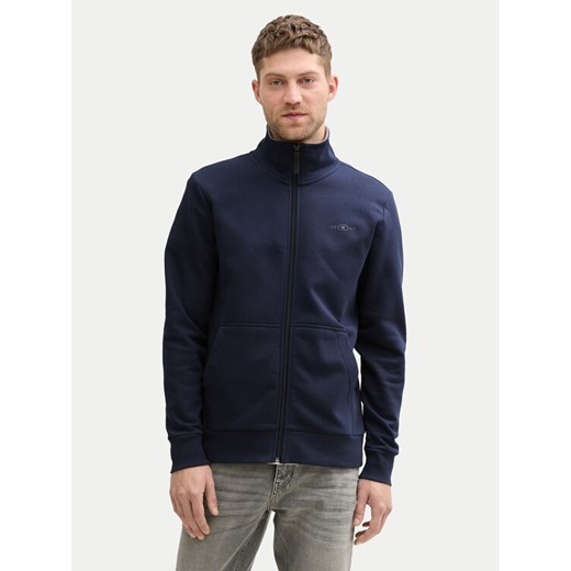 Tom Tailor Bluza 1045645 Granatowy Regular Fit ze sklepu MODIVO w kategorii Bluzy męskie - zdjęcie 182612933