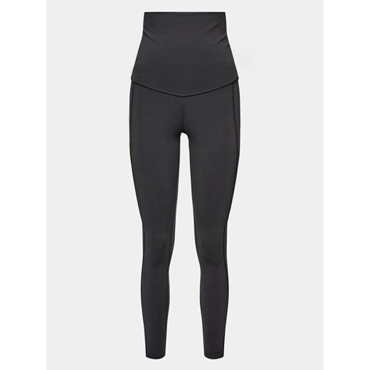 Reebok Legginsy ciążowe Lux Maternity HT6997 Czarny Slim Fit ze sklepu MODIVO w kategorii Spodnie ciążowe - zdjęcie 182613024