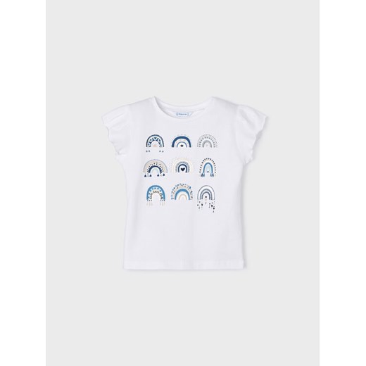 Mayoral T-Shirt 3062 Biały ze sklepu MODIVO w kategorii Bluzki dziewczęce - zdjęcie 182613030