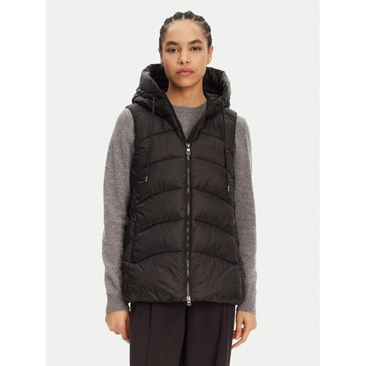 Geox Bezrękawnik Bleyze W5528C T3146 F9000 Czarny Regular Fit ze sklepu MODIVO w kategorii Kamizelki damskie - zdjęcie 182613053
