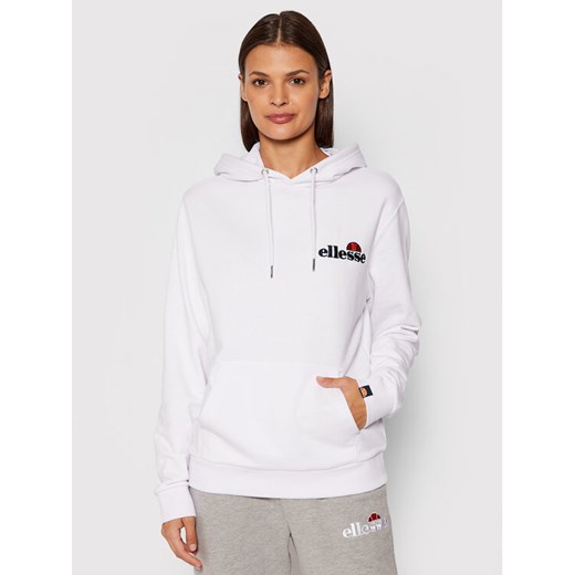 Ellesse Bluza Noreo SGS08848 Biały Regular Fit ze sklepu MODIVO w kategorii Bluzy damskie - zdjęcie 182613061
