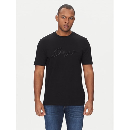 BOSS T-Shirt C-Thompson 70 50531309 Czarny Regular Fit ze sklepu MODIVO w kategorii T-shirty męskie - zdjęcie 182613082