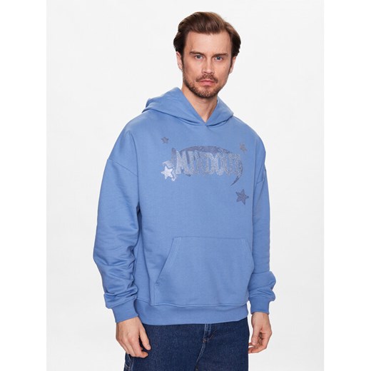 Mindout Bluza Starlight S2023-1 Niebieski Regular Fit ze sklepu MODIVO w kategorii Bluzy męskie - zdjęcie 182613140