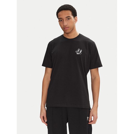 adidas T-Shirt Made by Nelson JN7030 Czarny Loose Fit ze sklepu MODIVO w kategorii T-shirty męskie - zdjęcie 182613173