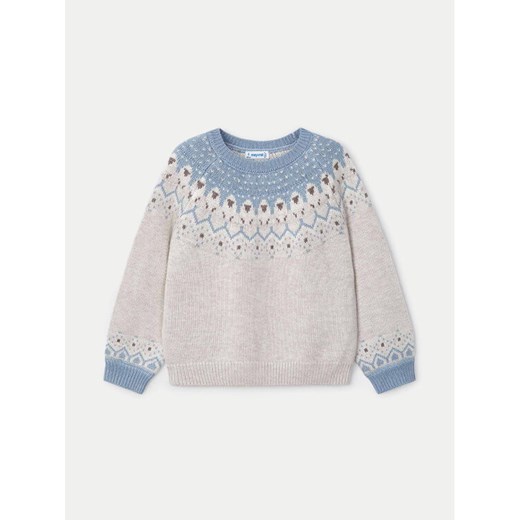 Mayoral Sweter 4358 Szary Regular Fit ze sklepu MODIVO w kategorii Swetry dziewczęce - zdjęcie 182613202
