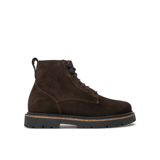 Birkenstock Botki Highwood Lace Mid W Leve 1028940 Brązowy ze sklepu MODIVO w kategorii Botki - zdjęcie 182613203