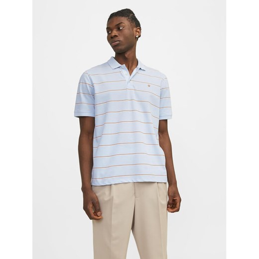 Jack&Jones Polo Bluwin 12170931 Błękitny Regular Fit ze sklepu MODIVO w kategorii T-shirty męskie - zdjęcie 182613222