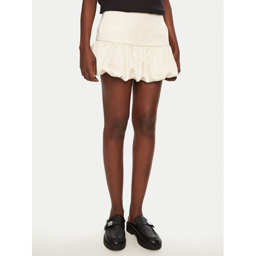 Herskind Spódnica mini Laja 5459185 Écru Regular Fit ze sklepu MODIVO w kategorii Spódnice - zdjęcie 182613280