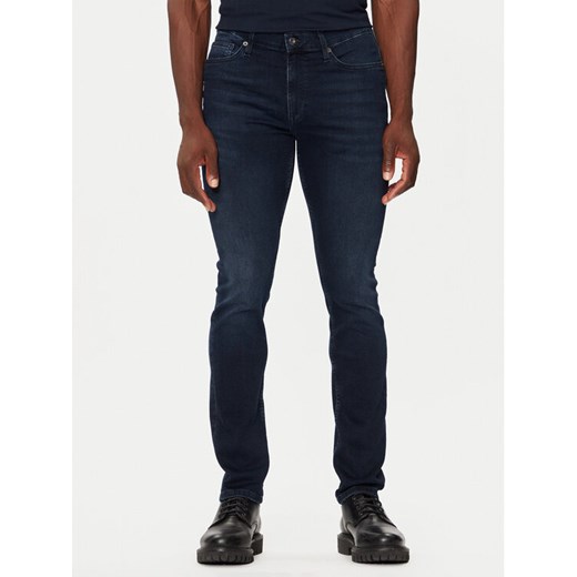 Mustang Jeansy Frisco 1013613 Granatowy Skinny Fit ze sklepu MODIVO w kategorii Jeansy męskie - zdjęcie 182613312