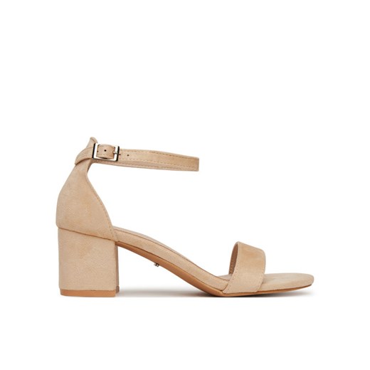 DeeZee Sandały F35557-1 Beżowy ze sklepu MODIVO w kategorii Sandały damskie - zdjęcie 182613321