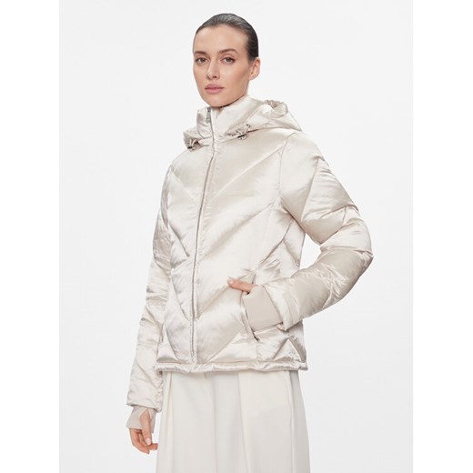 Calvin Klein Kurtka zimowa K20K207068 Biały Regular Fit ze sklepu MODIVO w kategorii Kurtki damskie - zdjęcie 182613330