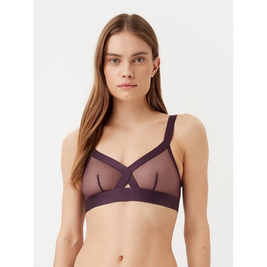 DKNY Biustonosz bezfiszbinowy DK4084 Fioletowy ze sklepu MODIVO w kategorii Biustonosze - zdjęcie 182613492