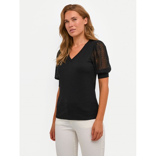 Kaffe Bluzka Melana 10508459 Czarny Slim Fit ze sklepu MODIVO w kategorii Bluzki damskie - zdjęcie 182613514
