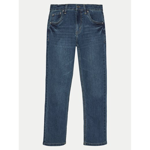 Levi's® Jeansy 511 9E2006-M8N Granatowy Regular Fit ze sklepu MODIVO w kategorii Spodnie dziewczęce - zdjęcie 182613530