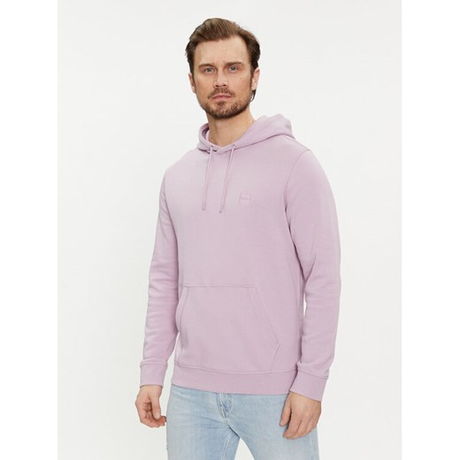 BOSS Bluza Wetalk 50509314 Różowy Regular Fit ze sklepu MODIVO w kategorii Bluzy męskie - zdjęcie 182613600