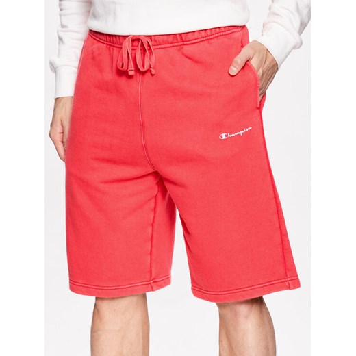 Champion Szorty sportowe 218603 Czerwony Regular Fit ze sklepu MODIVO w kategorii Spodenki męskie - zdjęcie 182613650