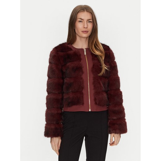 Marciano Guess Futro 4BGL28 7202A Bordowy Regular Fit ze sklepu MODIVO w kategorii Futra damskie - zdjęcie 182613663