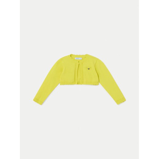 Mayoral Kardigan 00302 Żółty Regular Fit ze sklepu MODIVO w kategorii Bluzy i swetry - zdjęcie 182613740