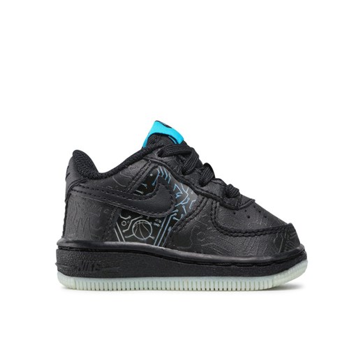 Nike Sneakersy Force 1 DN1436 001 Czarny ze sklepu MODIVO w kategorii Buciki niemowlęce - zdjęcie 182613753
