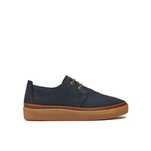 Clarks Półbuty Clarkwood Low 26176867 Granatowy ze sklepu MODIVO w kategorii Półbuty męskie - zdjęcie 182613771