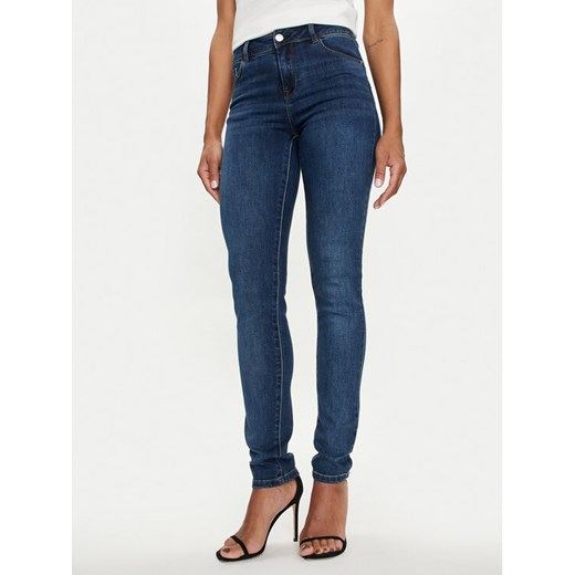 Morgan Jeansy 201-POM.P Granatowy Slim Fit ze sklepu MODIVO w kategorii Jeansy damskie - zdjęcie 182613782