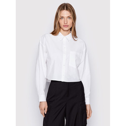 Gestuz Koszula Bernadette 10906328 Biały Loose Fit ze sklepu MODIVO w kategorii Koszule damskie - zdjęcie 182613794