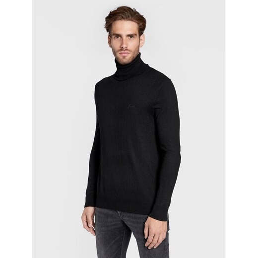 Guess Golf Percival Turtle M2BR08 Z3142 Czarny Regular Fit ze sklepu MODIVO w kategorii Swetry męskie - zdjęcie 182613802