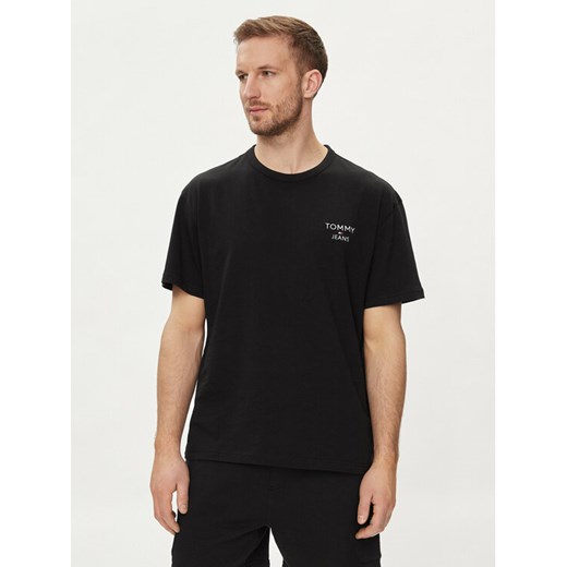 Tommy Jeans T-Shirt DM0DM18872 Czarny Regular Fit ze sklepu MODIVO w kategorii T-shirty męskie - zdjęcie 182613892