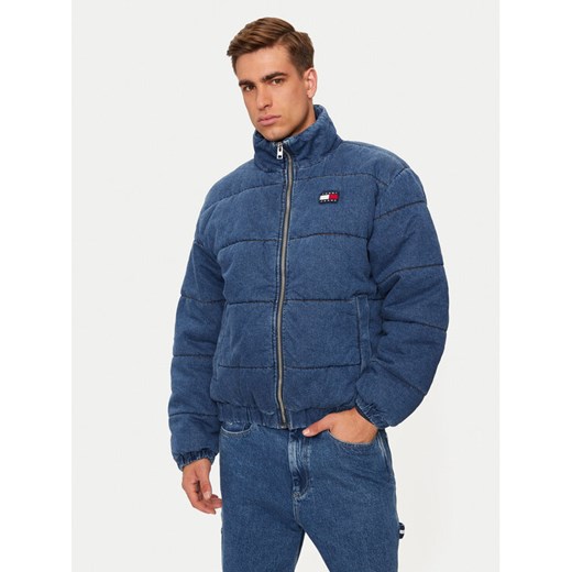 Tommy Jeans Kurtka zimowa DM0DM20438 Niebieski Regular Fit ze sklepu MODIVO w kategorii Kurtki męskie - zdjęcie 182613924