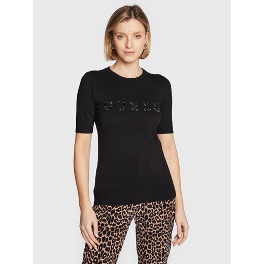 Guess Sweter W3RR46 Z2NQ2 Czarny Slim Fit ze sklepu MODIVO w kategorii Swetry damskie - zdjęcie 182613990