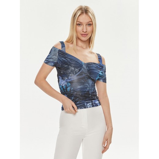 Guess Bluzka Emily W4GP17 KBAC2 Kolorowy Regular Fit ze sklepu MODIVO w kategorii Bluzki damskie - zdjęcie 182613991