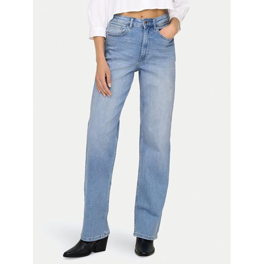 ONLY Jeansy Maddie 15339701 Niebieski Wide Leg ze sklepu MODIVO w kategorii Jeansy damskie - zdjęcie 182614041