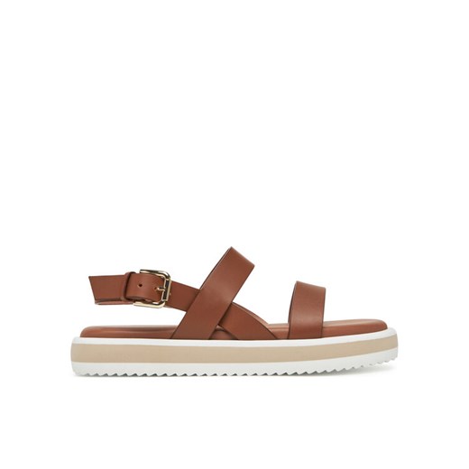 Pollini Sandały SA16483G0MTC0230 Brązowy ze sklepu MODIVO w kategorii Sandały damskie - zdjęcie 182614053