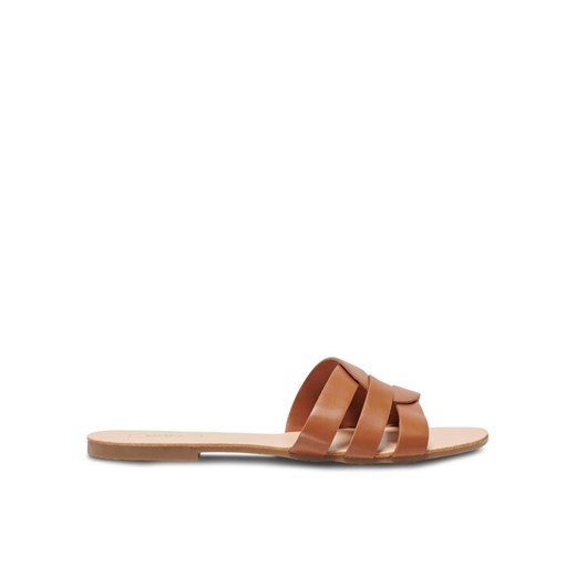ONLY Shoes Klapki Onlfeli-4 15319426 Brązowy ze sklepu MODIVO w kategorii Klapki damskie - zdjęcie 182614060