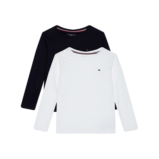 Tommy Hilfiger Komplet 2 bluzek Cn Tee Ls UB0UB00309 Kolorowy Regular Fit ze sklepu MODIVO w kategorii T-shirty chłopięce - zdjęcie 182614084