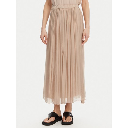 ViCOLO Spódnica midi TD0022 Beżowy Regular Fit ze sklepu MODIVO w kategorii Spódnice - zdjęcie 182614090