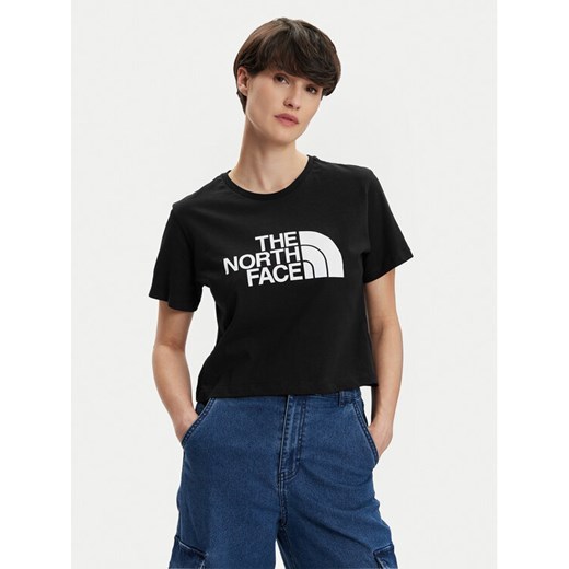 The North Face T-Shirt Easy NF0A87NA Czarny Relaxed Fit ze sklepu MODIVO w kategorii Bluzki damskie - zdjęcie 182614164