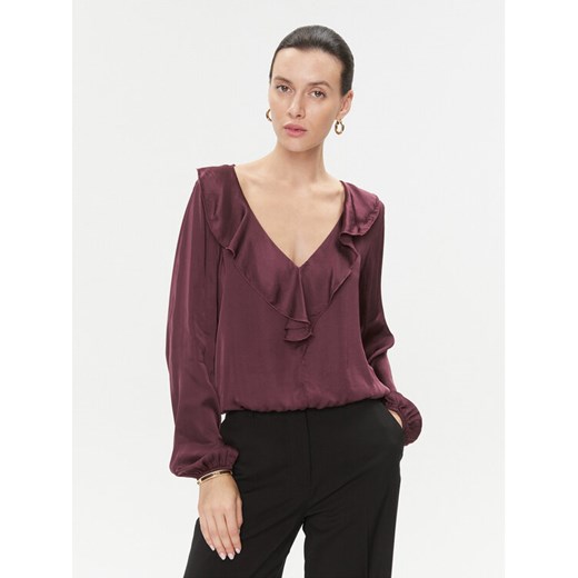 Dixie Bluzka C239Z015A Fioletowy Regular Fit ze sklepu MODIVO w kategorii Bluzki damskie - zdjęcie 182614192