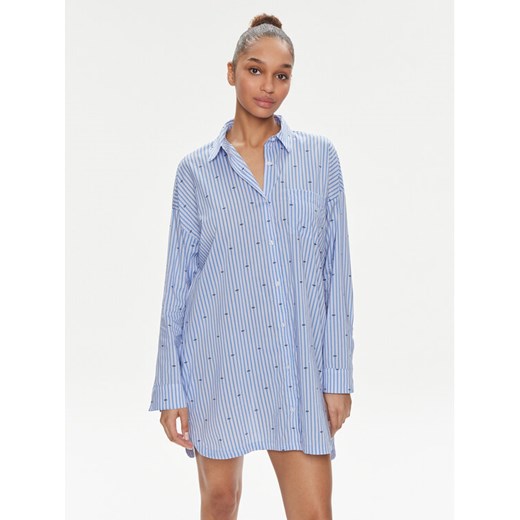 DKNY Koszula nocna YI30008 Niebieski ze sklepu MODIVO w kategorii Koszule nocne - zdjęcie 182614223