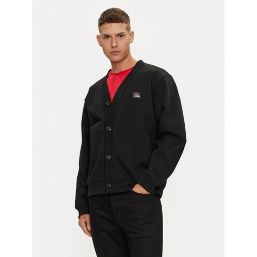 Hugo Kardigan Dacardigo 50516705 Czarny Relaxed Fit ze sklepu MODIVO w kategorii Swetry męskie - zdjęcie 182614240