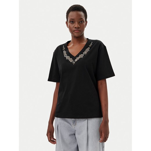 Liu Jo T-Shirt WA5146 JS923 Czarny Regular Fit ze sklepu MODIVO w kategorii Bluzki damskie - zdjęcie 182614252