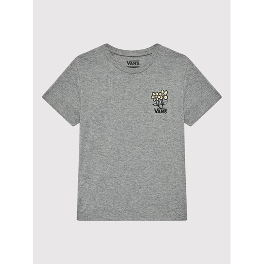 Vans T-Shirt Ground Level Crew VN0A5LEP Szary Regular Fit ze sklepu MODIVO w kategorii T-shirty chłopięce - zdjęcie 182614273