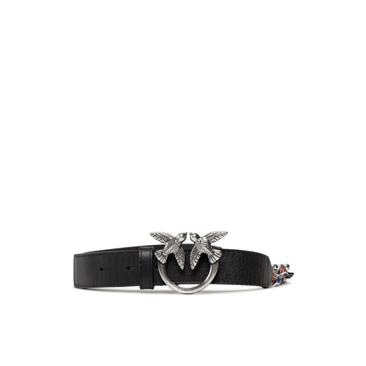Pinko Pasek Damski Love Chandelier Belt H3 20222 PLT01 1H214A.A088 Czarny ze sklepu MODIVO w kategorii Paski damskie - zdjęcie 182614310