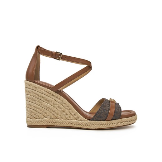 Michael Kors Espadryle Mandy Wedge 40R5MAMS2B Brązowy ze sklepu MODIVO w kategorii Espadryle damskie - zdjęcie 182614343